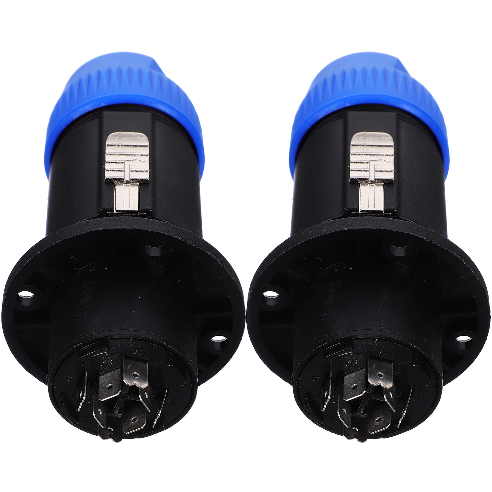 Audio Cable Plug Round Adapter Home Sound System Female Chassis Mount ...