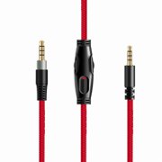 Audio Cable for HyperX Cloud Alpha / Mix / Alpha S Gaming Headset Replacement Cable with Inline Mute and Volume Control