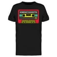 thumbnail image 1 of Audio Compact Cassette Tape T-Shirt Men -Image by Shutterstock, Male Medium, 1 of 2