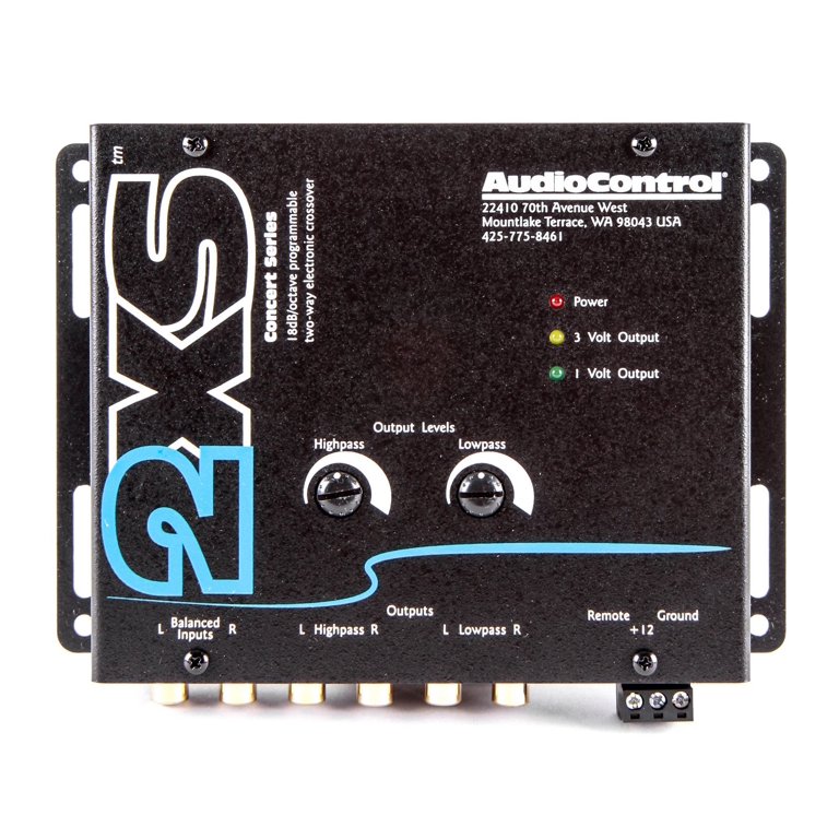 audio control 2XS クロスオーバー AudioControl 2XS 2-Way Electronic Crossover - Walmart.com