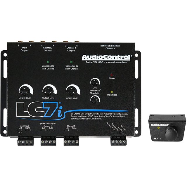 Audio Control LC7i & ACR1 6 Channel Line Out Converter with bass
