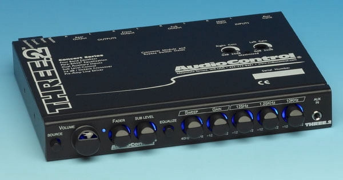 Audio Control THREE2 In-dash Pre-amp Controller W/stereo And Para-bass ...