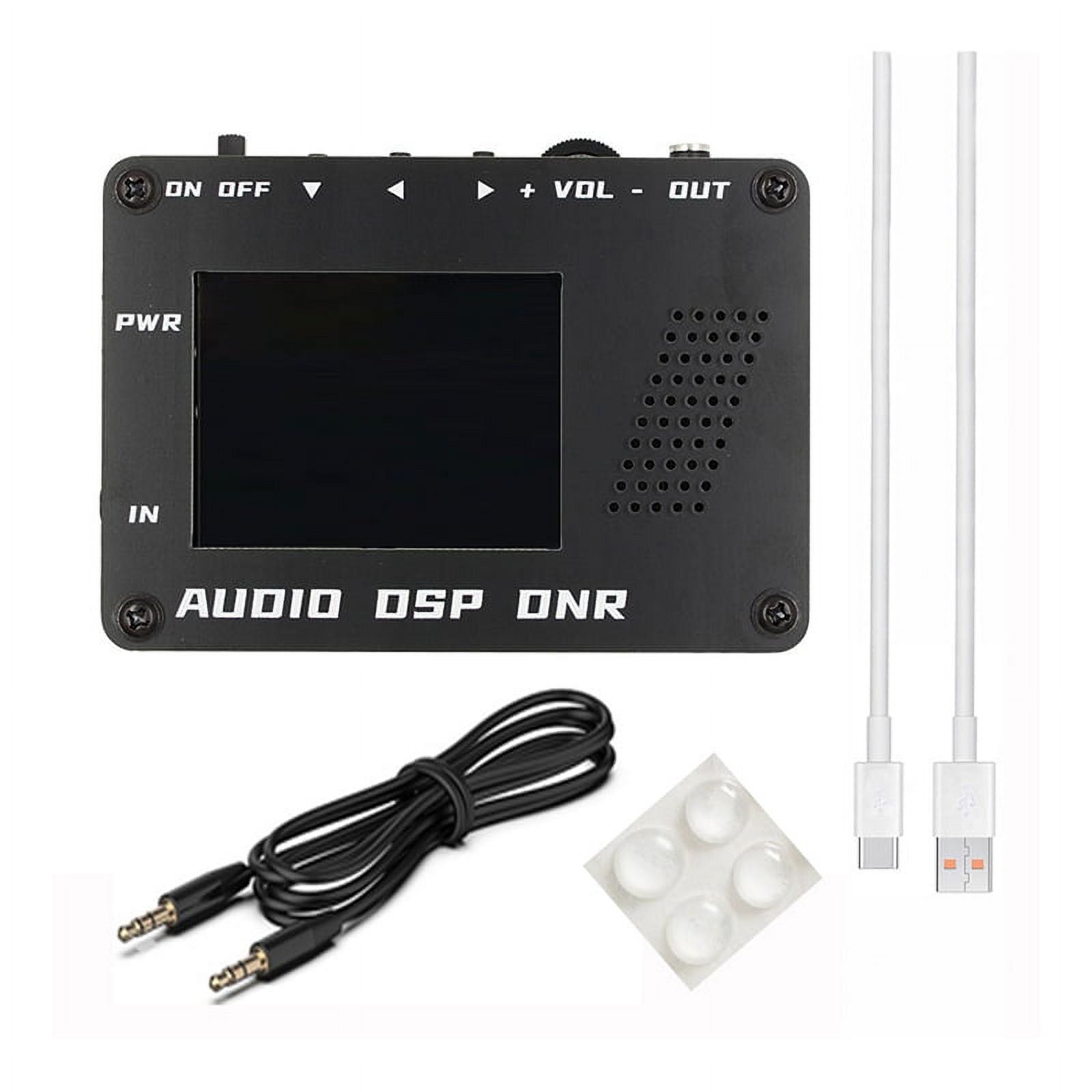 Audio DSP Noise Reducer DNR Digital Filter SSB Ham Radio + Speaker