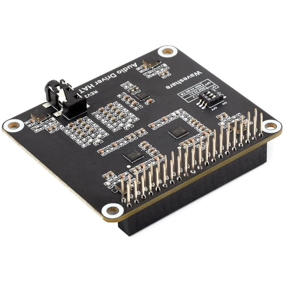 Audio Driver Board for RDK X3 Development Board, Supports Audio Playback and Recording, Stereo Encoding/Decoding, Onboard Headphone Jack and 4-Ch Microphones