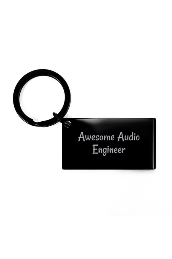 Audio Engineer Gifts Christmas Gift Awesome Audio Engineer Keychain Key Chain