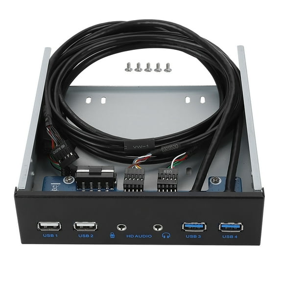 Audio Extension Front Panel, USB 3.0+USB 2.0 USB2.0 Front Panel, Audio Front Panel, For Computer Desktop PC 4.8Gbps Superspeed Winxp