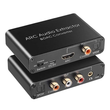 Arc Audio Pin HDMI ARC to RCA Converter, RYXN HDMI ARC Audio Extractor 192khz ...