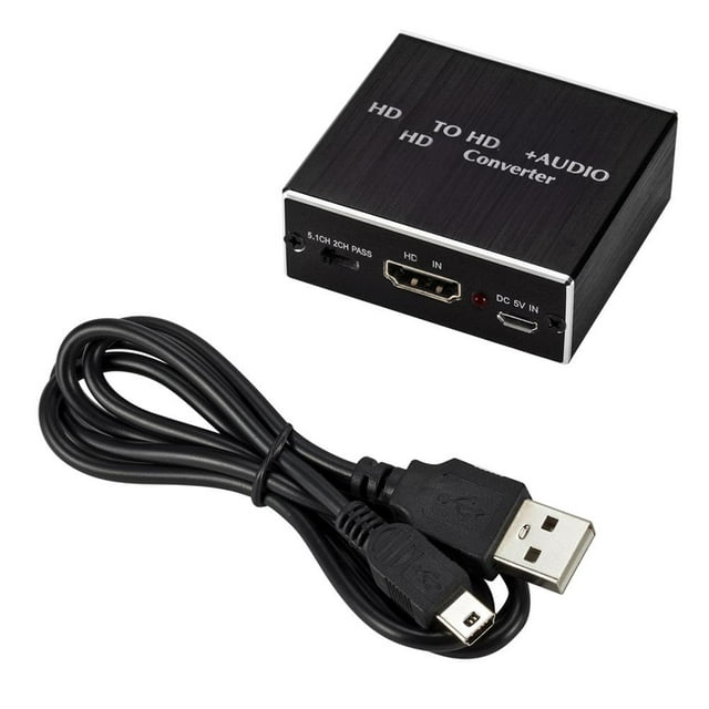 Audio Extractor HDMI Compatible Audio Splitter 4Kx2K3D Surround Audio Hot W6 Y2W5