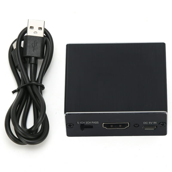 Audio Extractor with DTS Optical 4K SPDIF RCA HDMICompatile Audio Extractor Splitter