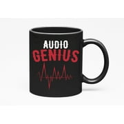 Audio Genius, Black 11oz Ceramic Mug