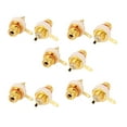 thumbnail image 1 of Audio Gold Plated Chassis Mount RCA Female Bulkhead Solder Connectors 10 Pcs, 1 of 1