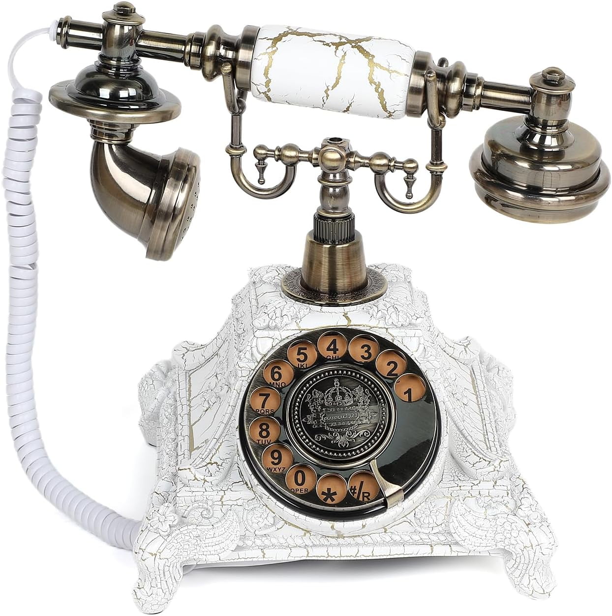 ROOMEDAL Livre D'Or Audio Téléphone Rétro - Enregistre Messages Vocaux - Mariage, Anniversaire