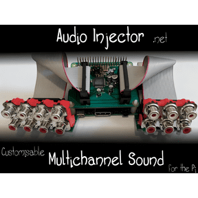Audio Injector OCTO 8 channel sound card for Raspberry Pi HIFI DAC HAT HIFI DAC Audio Card Expansion Board for Raspberry Pi