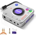thumbnail image 1 of Audio Interface 24Bit/192kHz, USB Audio Interface for Recording, Songwriting, Streaming and Podcasting, Plug & Play Studio Interface with 48V Phantom Power, PC/Mac/iOS Compatible,RED, 1 of 4