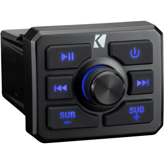 Kicker 51KBTR Powersport Bluetooth Receiver w/ USB, Aux-In, with Left, Right, and Sub RCA Outputs