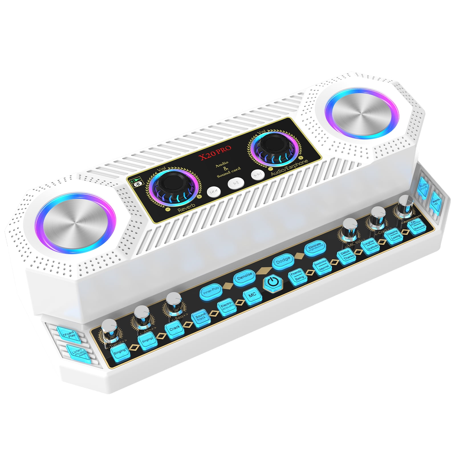 Audio Interface with Mixer, Streaming Mixer with Speaker, Sound Board