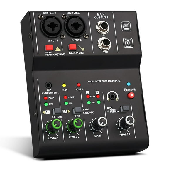 Audio Interface With Individual Channel Controls Perfect For Home Studio Setups