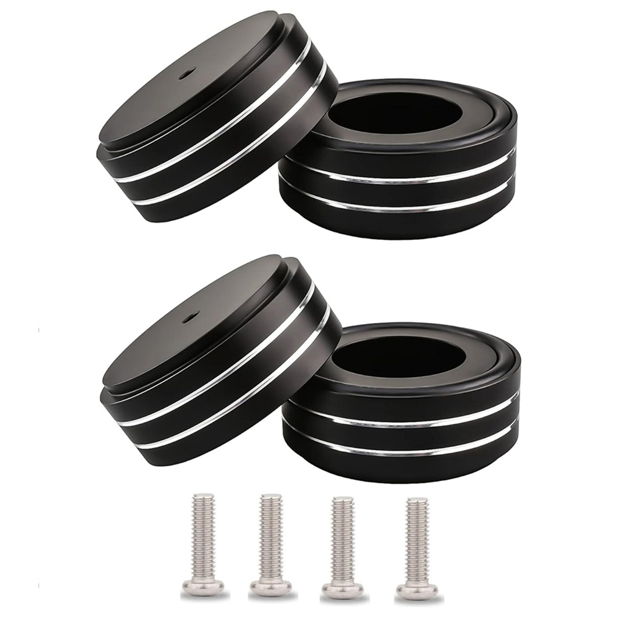 Audio Isolation Feet Aluminum Amplifier Feet 58x22MM Turntable