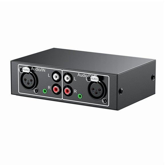 Audio Isolator Current Noise Eliminator Dual XLR Port Amplifier Audio Noise Filter Multifunctional Noise Isolator