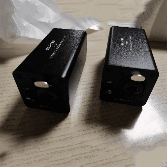 Audio Isolator Noise Reduction,Eliminates Current Noise,DI Grounding Box,6.5 XLR Mixer Audio Isolator, MAI-130 Mono