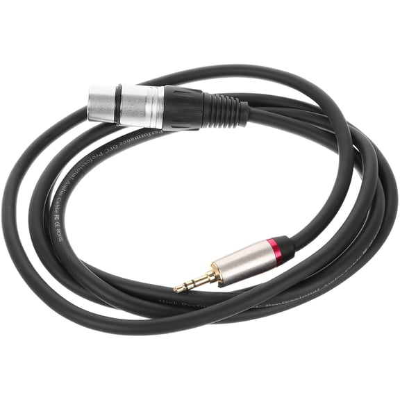 Stereo to Mini XLR Female Cord TRS to 3 Pin Mini XLR Cables for Audio Devices Sound Systems Accessories