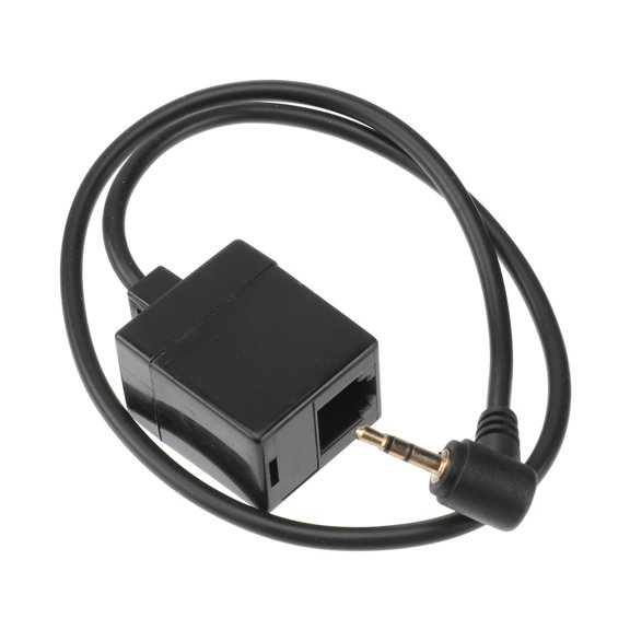 UKCOCO Audio Adapter Headphone Adapters Black 1Set