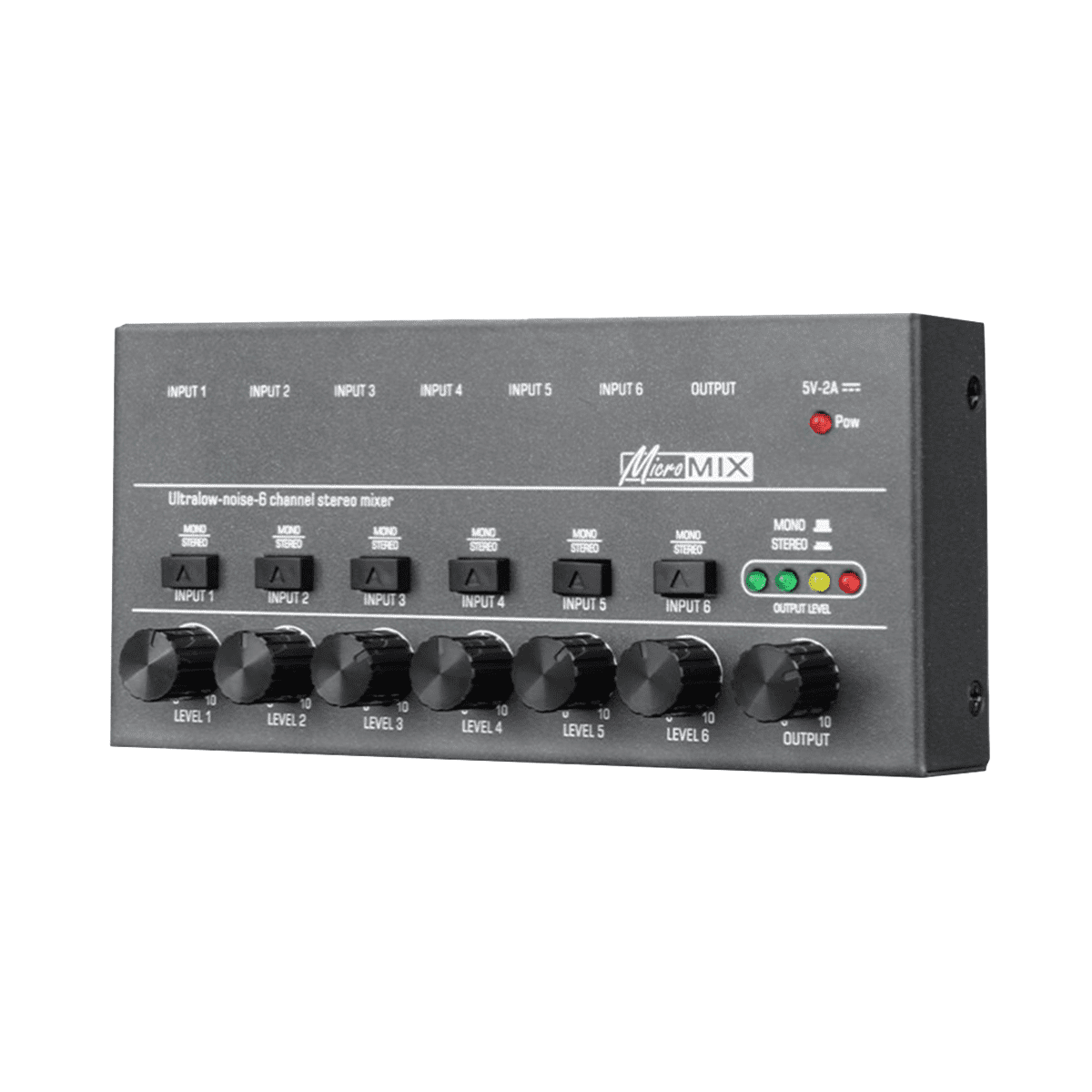 Audio Mixer KTV Karaoke 6 Channel Professional Stereo Sound Mixer