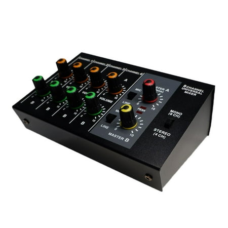 Audio Mixer Sound Board Console Small Mixer for Stage Broadcast Bar Computer Show