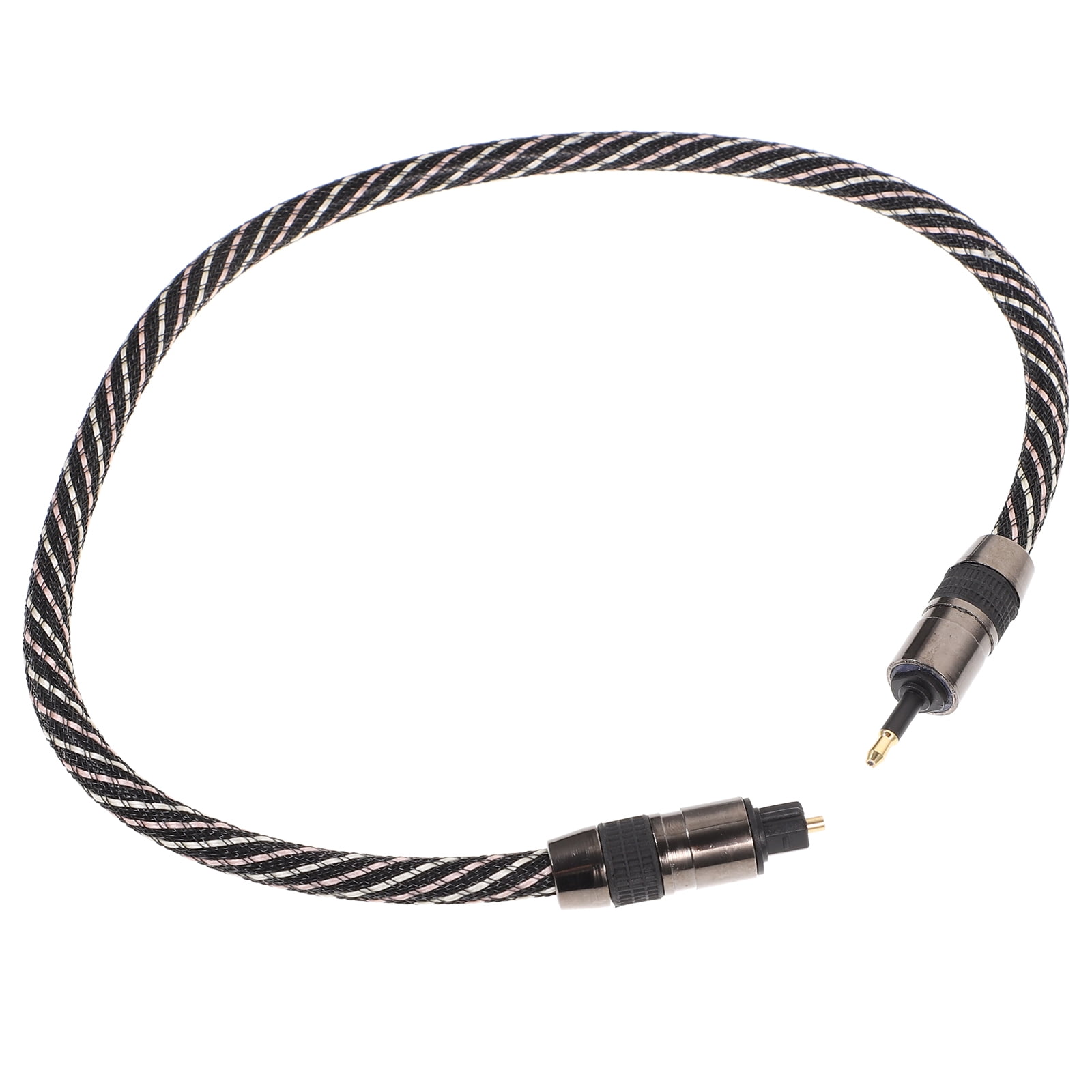 Optical Audio Cable,1.7ft(MiniTOSLINK to TOSLINK, digital S/PDIF cable/fiber optic cable for