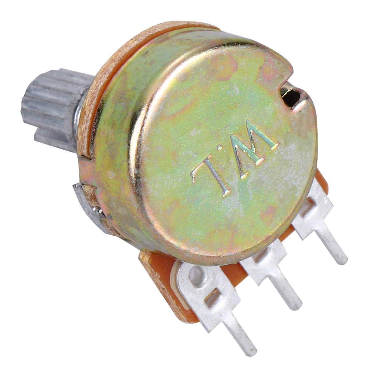 Audio Potentiometers 30 Sets B100k Potentiometer Long Knurled Split