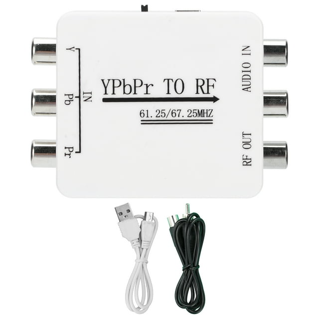 Audio Signal Adapter Mini YPbPr to RF Single Wire Transmission