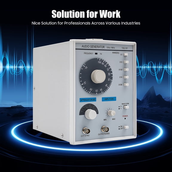 Audio Signal Generator Low Frequency Signal Source 6-Stage Output Attenuator