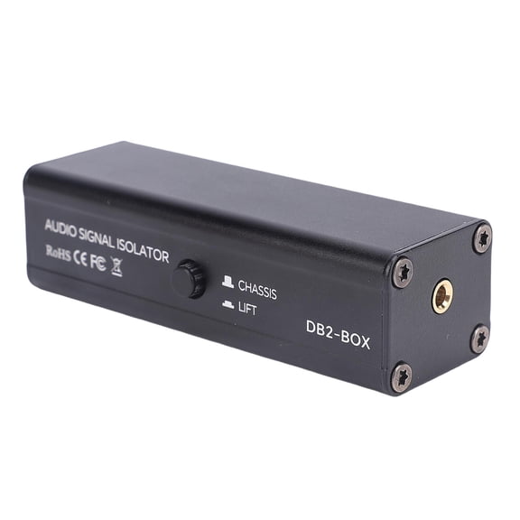 Audio Signal Isolator Passive Hum Eliminator 3.5mm Interface Noise Filter for Studio and Home Theater