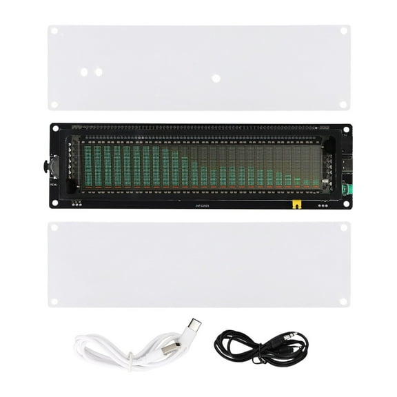Audio Spectrum Analyzer Board VFD Sound Level Spectrum Vacuum Fluorescent Display 32Hz-20KHz Meter VU Meter Screen Display
