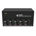 thumbnail image 1 of Audio Splitter 1 in 4 Out L/R Aux Stereo Audio Splitter 1X4 Audio Distributor for PC DVD Speaker Spl, 1 of 5
