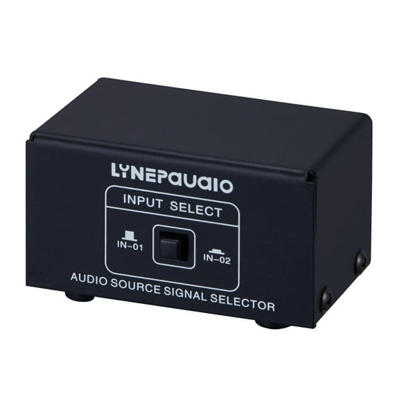 Audio Switcher Box Audio Switcher One-key Mute Button Volume Control Black