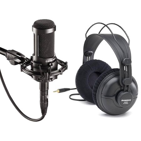 Audio-Technica AT-2035 Microphone and Headphone Package