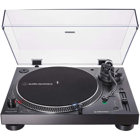 Audio-Technica AT-LP60XUSB-BK Fully Automatic Belt-Drive Stereo Turntable, Black, Hi-Fi, 2 Speed, Convert Vinyl to Digital