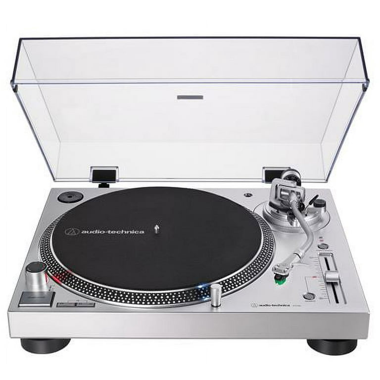 Audio-Technica LP120XUSB Direct-Drive Turntable (Silver) w/ VM95E