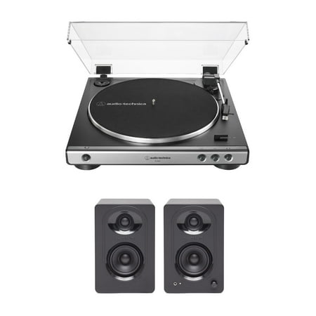Audio-Technica AT-LP60X Belt-Drive Stereo Turntable with Monitor Speaker