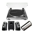 thumbnail image 1 of Audio-Technica AT-LP60X Belt-Drive Stereo Turntable with Speaker and Brush, 1 of 5