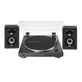 thumbnail image 1 of Audio-Technica AT-LP60XBT Bluetooth Turntable (Black) Bundle with Speakers Pair, 1 of 6