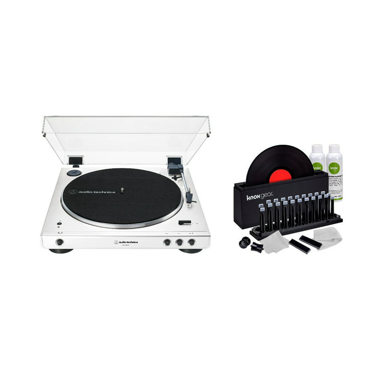 Small Turntable w/LED lite, white rt4