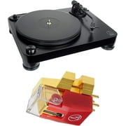 Audio Technica AT-LP7 2-Speed Fully Manual Belt Drive Turntable with an Audio Technica VM740ML Dual Moving Magnet MicroLine Stylus Cartridge 2018