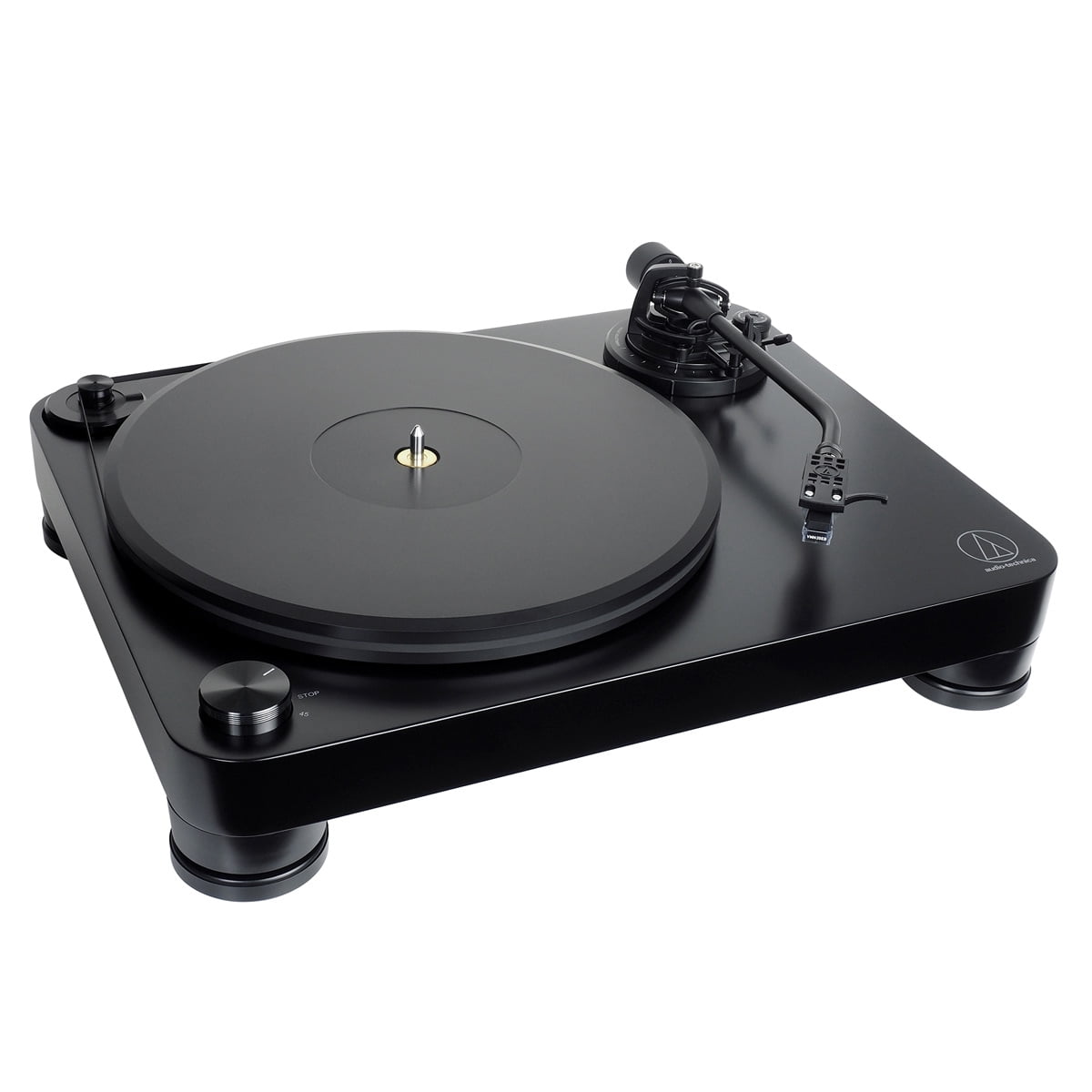 Black MDF and Polyoxymethylene Belt Drive Turntable