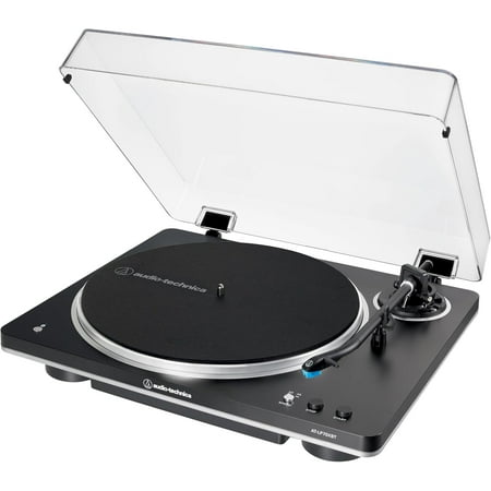 Audio-Technica AT-LP70XBT Fully Automatic Belt-Drive Turntable with Bluetooth (Black and Silver)
