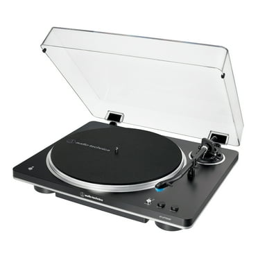 Audio-Technica AT-LP70XBT Bluetooth Fully Automatic Belt-Drive Turntable (Black/Silver), AT-LP70XBT-BS