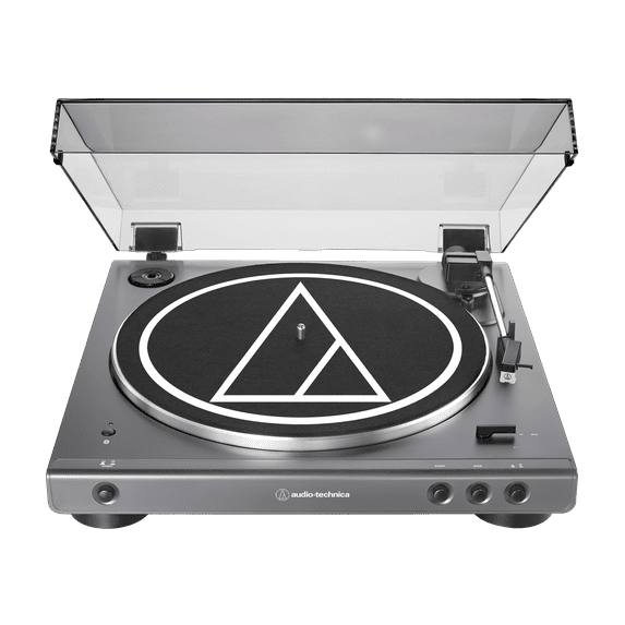 Audio-Technica AT-LPGO-BT Fully Automatic Wireless Bluetooth Belt-Drive Turntable with Dust Cover