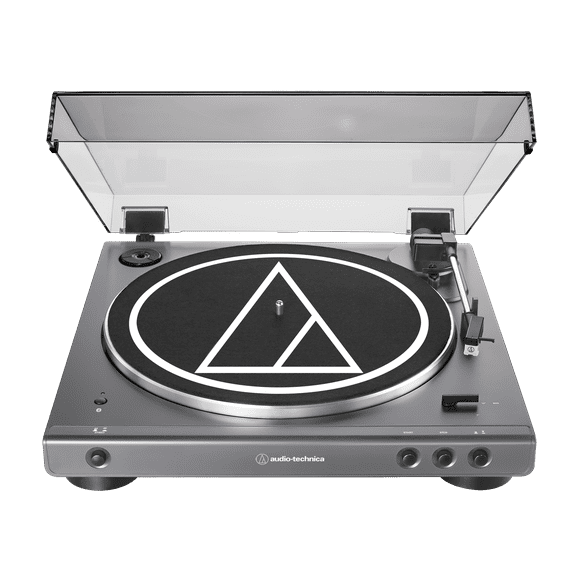 Audio-Technica AT-LPGO-BT Fully Automatic Wireless Bluetooth Belt-Drive Turntable with Dust Cover