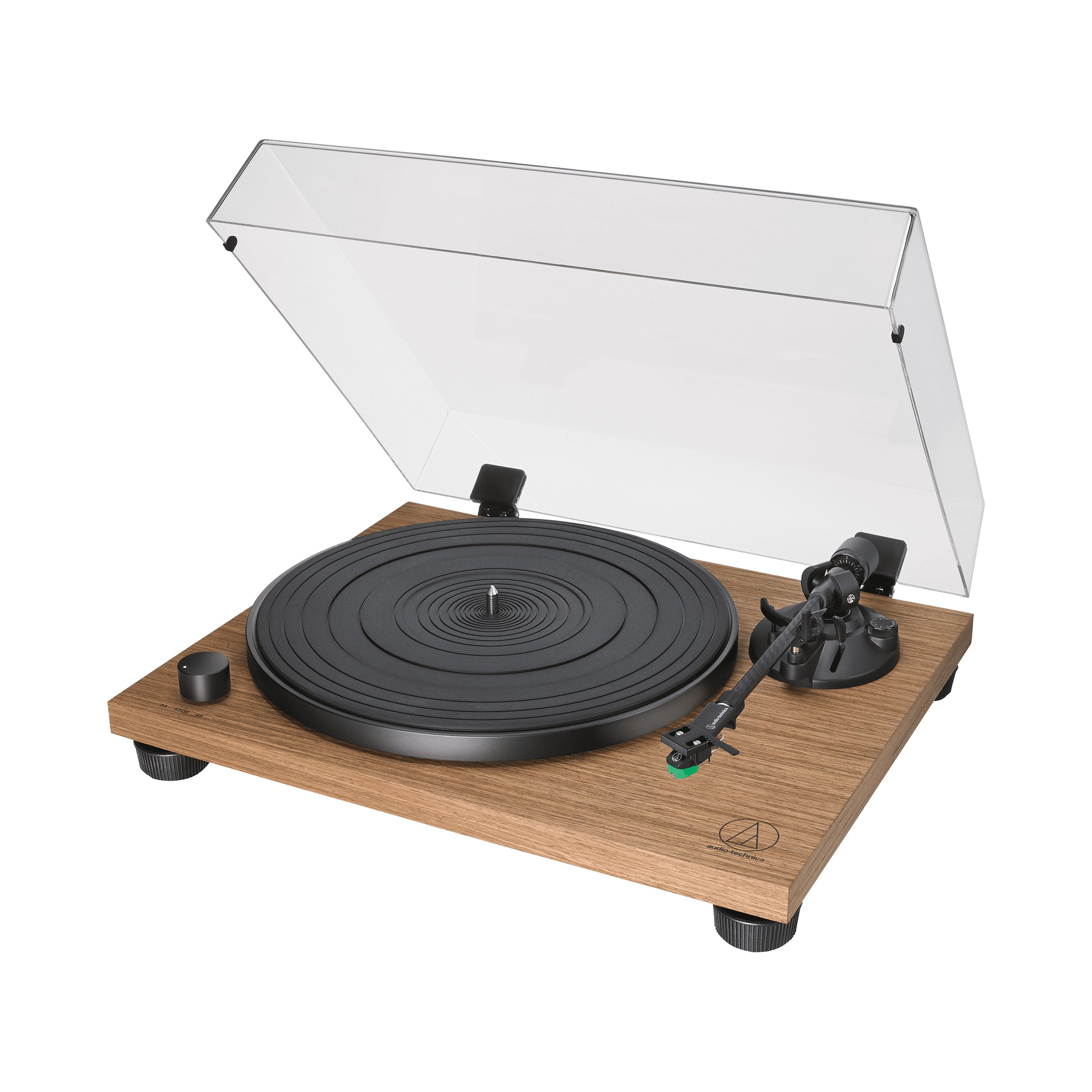 Audio Technica AT LPW40WN Wood Base Turntable Wnt Walmart